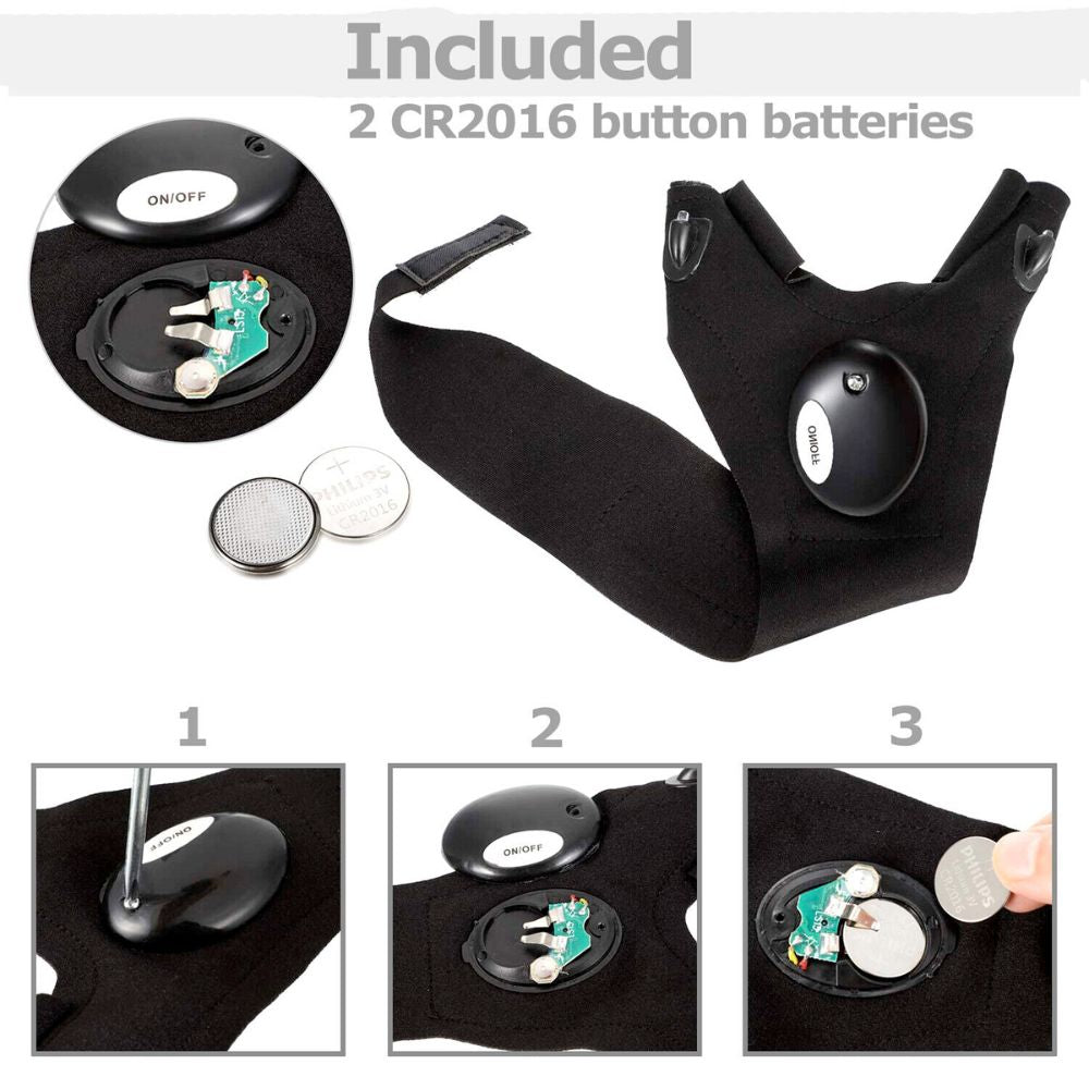 Flash Light LED Gloves Multipurpose - Sun Studio