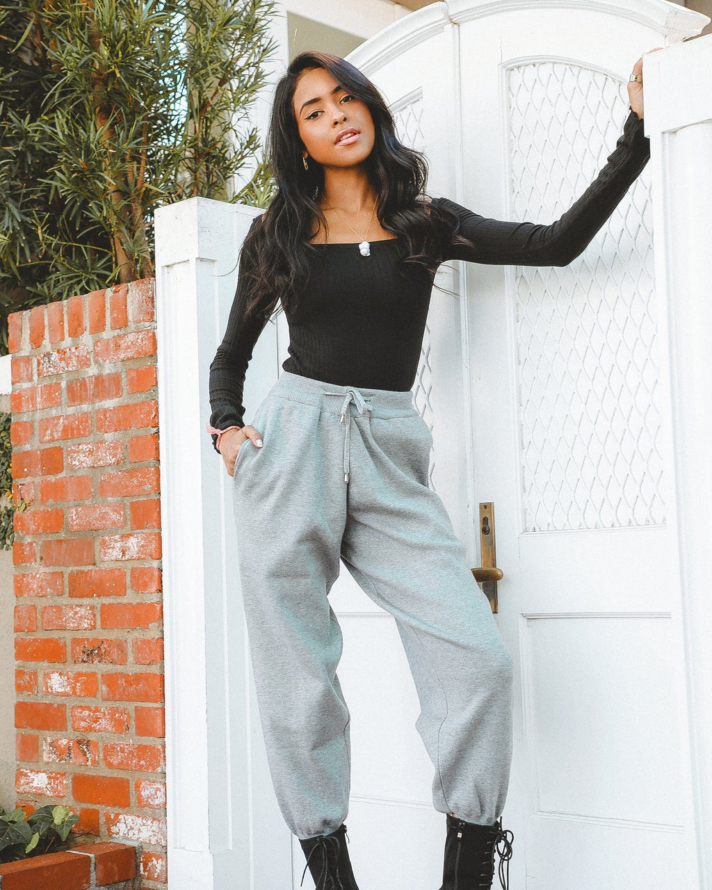 Paloma Tapered Joggers - Sun Studio