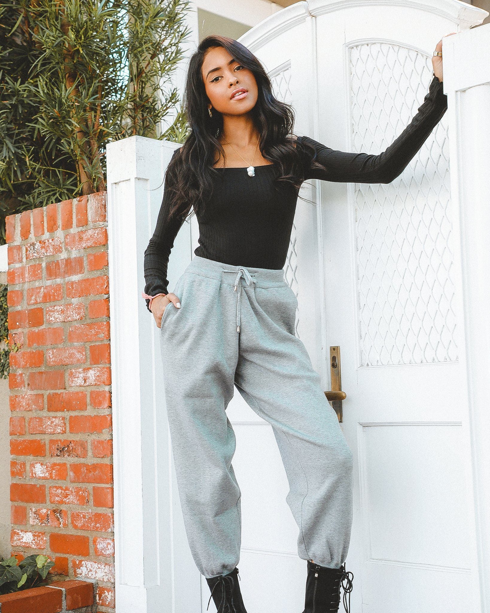 Paloma Tapered Joggers - Sun Studio