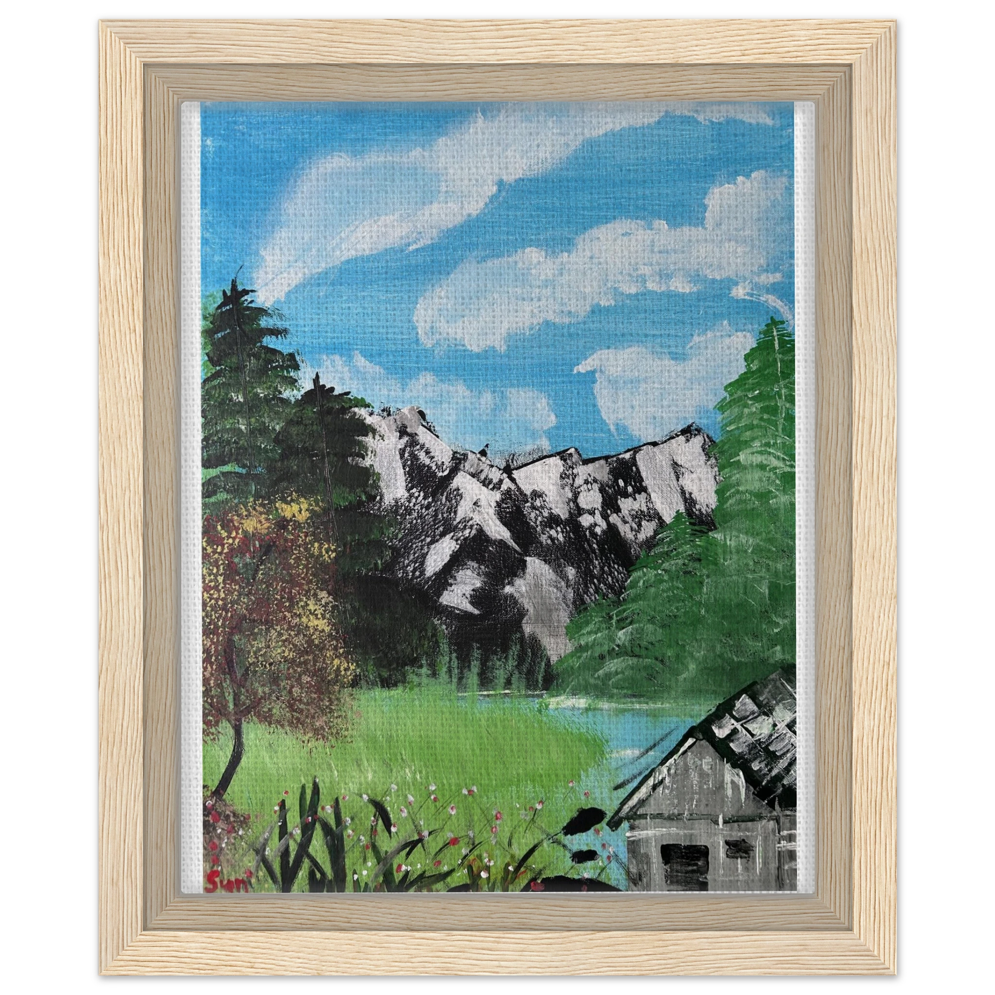 Framed Canvas 20x25 cm / 8x10″ - Sun Studio