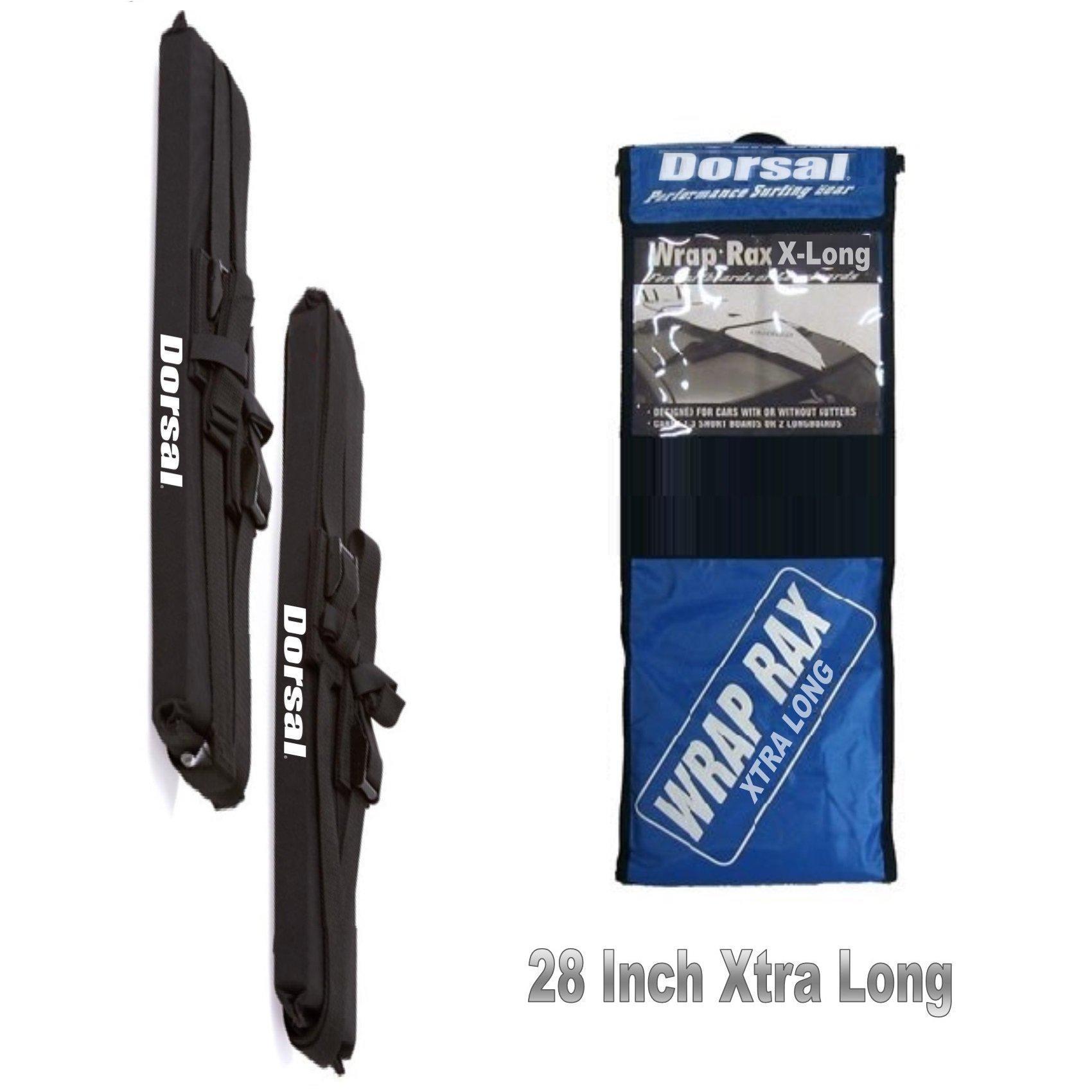 DORSAL Wrap-Rax SUP Wide Surfboard Longboard Soft Racks Roof Pads - Sun Studio