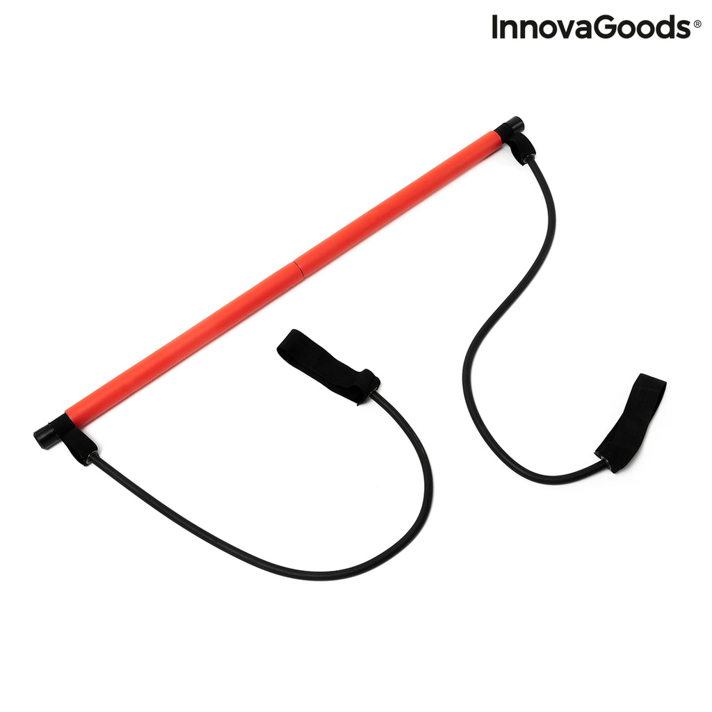 Fitness Bar with Resistance Bands and Exercise Guide Resibar - Sun Studio