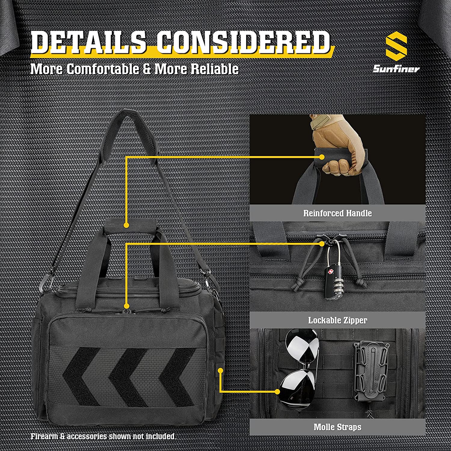 Sunfiner Multi-Function Tactical Range Bag with Magazine Gear - Sun Studio