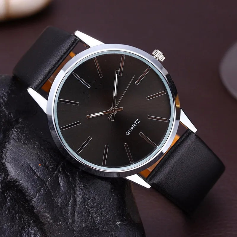 Watch Men Top Brand Luxury Men's Watches Leather Clock Men Wristwatch Clock Relogio Masculino Horloges Mannen Erkek Saat Hodinky - Sun Studio