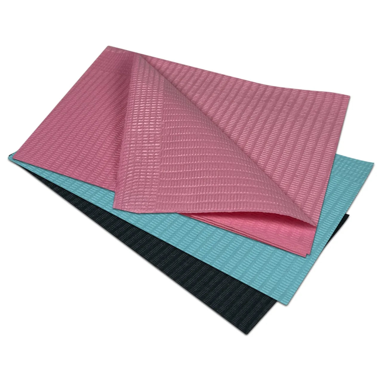 Disposable dental bibs 45x33 cm | 50 PCs | Packs and colors | Disposable surgical fields for dentists and tattooists - Sun Studio