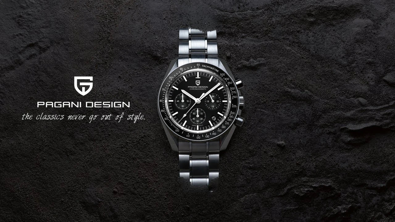 PAGANI DESIGN Moon Watches Men Quartz Watch For Men Auto Date Speed Sport Chronograph AR Sapphire Mirror Wrist watch 2025 New - Sun Studio