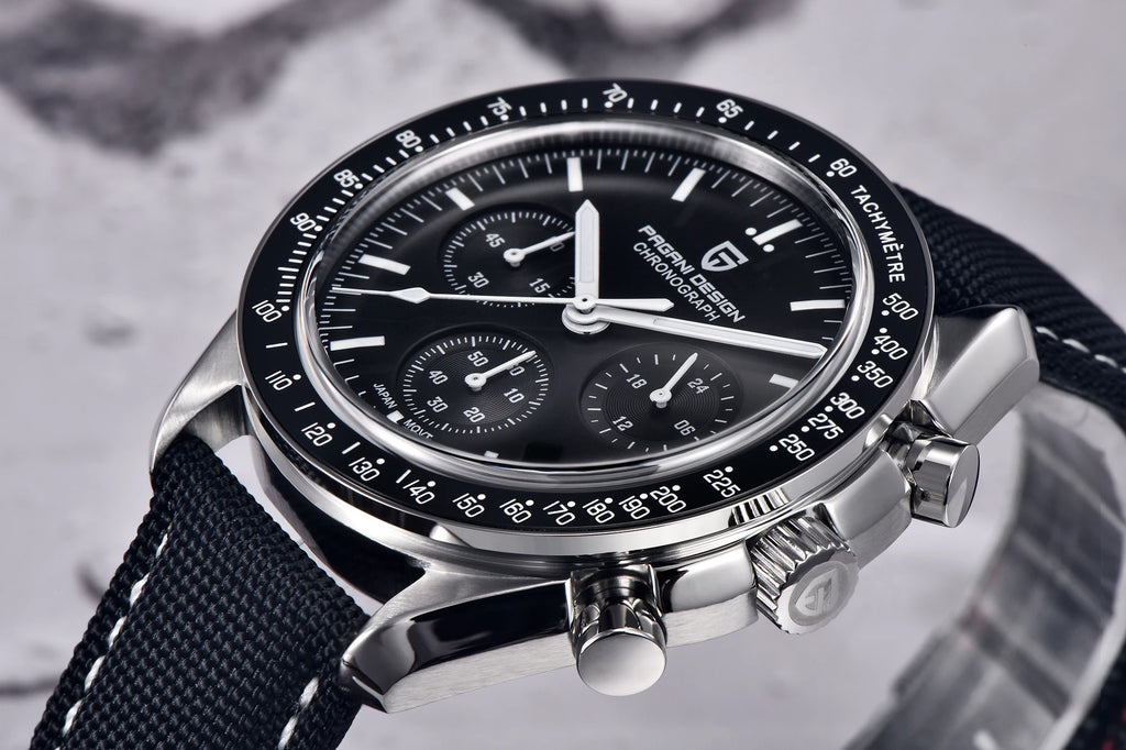 PAGANI DESIGN Moon Watches Men Quartz Watch For Men Auto Date Speed Sport Chronograph AR Sapphire Mirror Wrist watch 2025 New