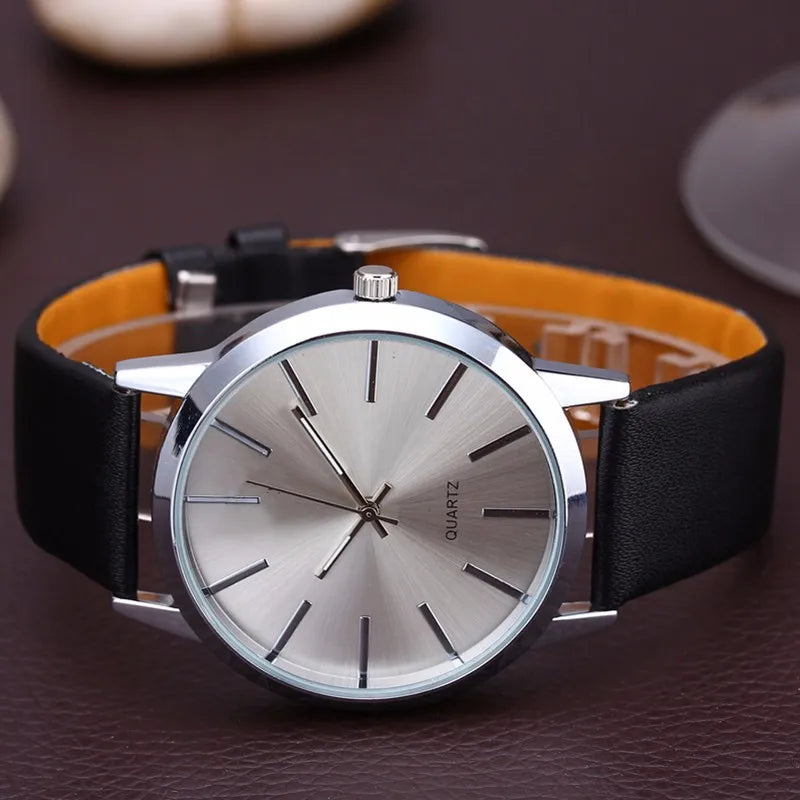 Watch Men Top Brand Luxury Men's Watches Leather Clock Men Wristwatch Clock Relogio Masculino Horloges Mannen Erkek Saat Hodinky - Sun Studio