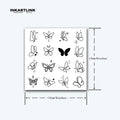 Simple Butterfly Temporary Tattoo,Lasts To 15 Days New Technology Magic Waterproof Semi Permanent Sticker. - Sun Studio