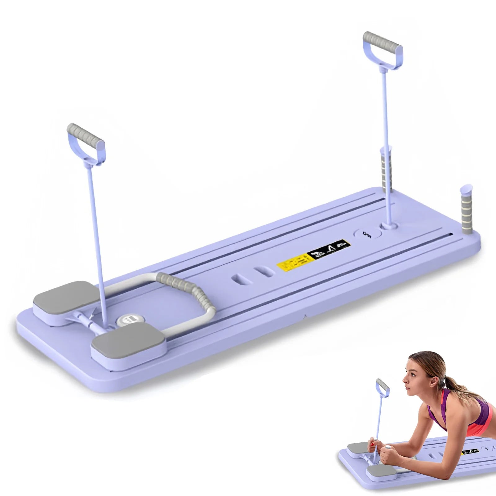 Pilates Fitness Board Multifunctional Fitness Board Abdominal Board Push Up Plate Pilates Board Ab Board Reformer Fitness Core Workout - Sun Studio
