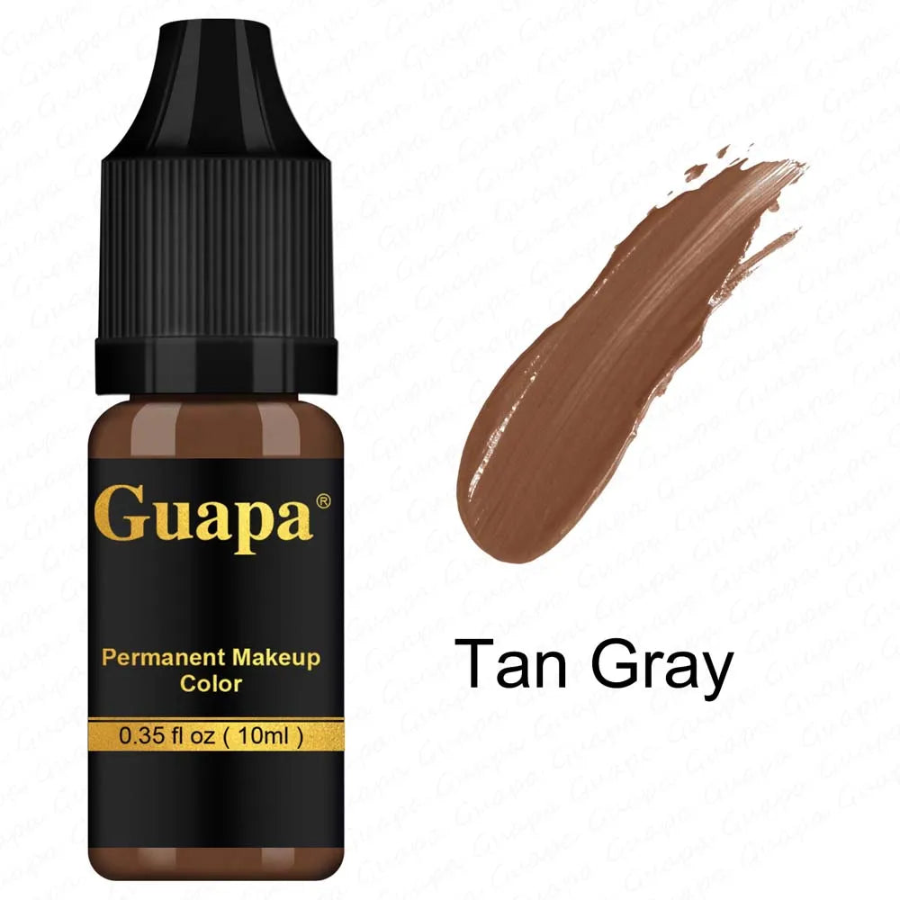 10ML Tattoo Ink Mikropigment Lippen Augenbrauen Permanente Makeup Pigment Tattoo Zubehör für Tattoo Augenbrauen Eyeliner Lippen