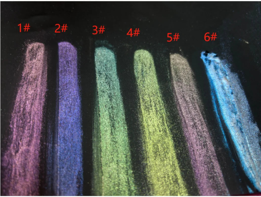 Chameleon Pigments Acrylic Powder Coating Dye Magic Discolored Pearlescent for Crafts Car Automotive Painting Decoration Arts - Sun Studio