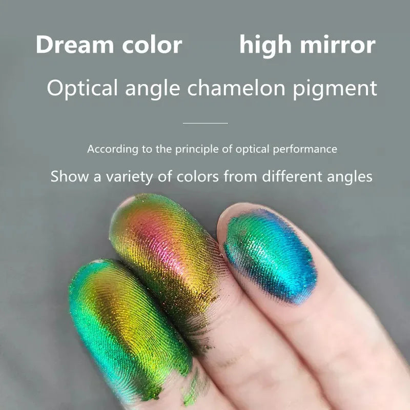 1G/Jar Super Chameleon Automotive Paint Pigment Powder Hypershift Chameleon Pigment Colorshift Blue/Red/Purple Item:HLMR-46 - Sun Studio