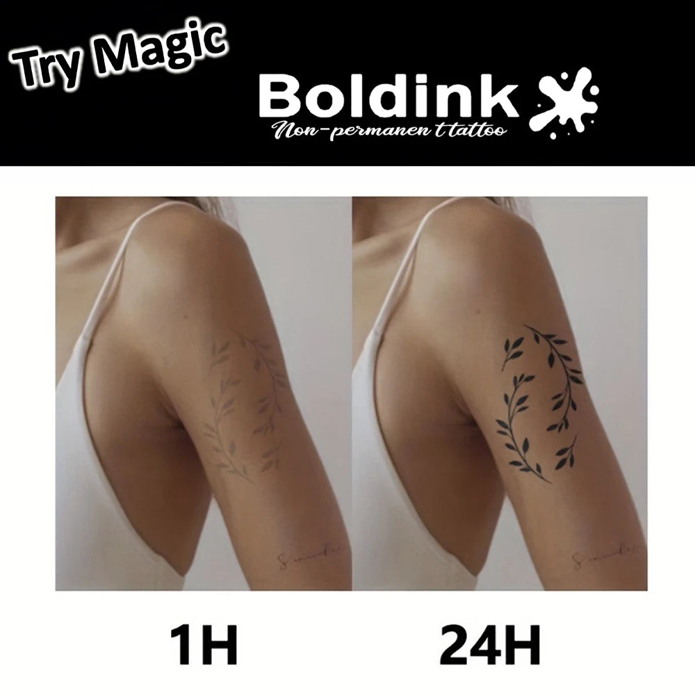 Boldink Delicate Dot-Line Temporary Tattoos, with Star, Moon&Sun Motifs, Waterproof, Mini & Exquisite Finger Stickers - Sun Studio