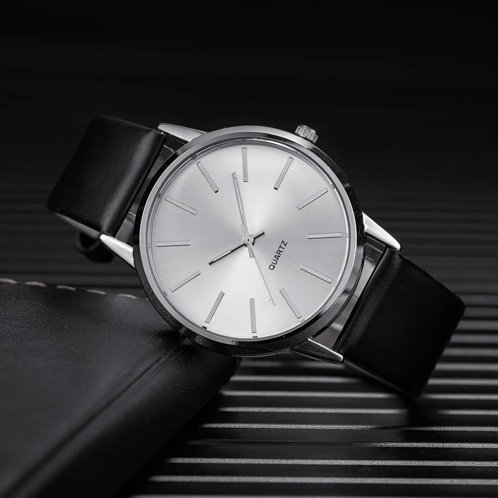 Watch Men Top Brand Luxury Men's Watches Leather Clock Men Wristwatch Clock Relogio Masculino Horloges Mannen Erkek Saat Hodinky - Sun Studio