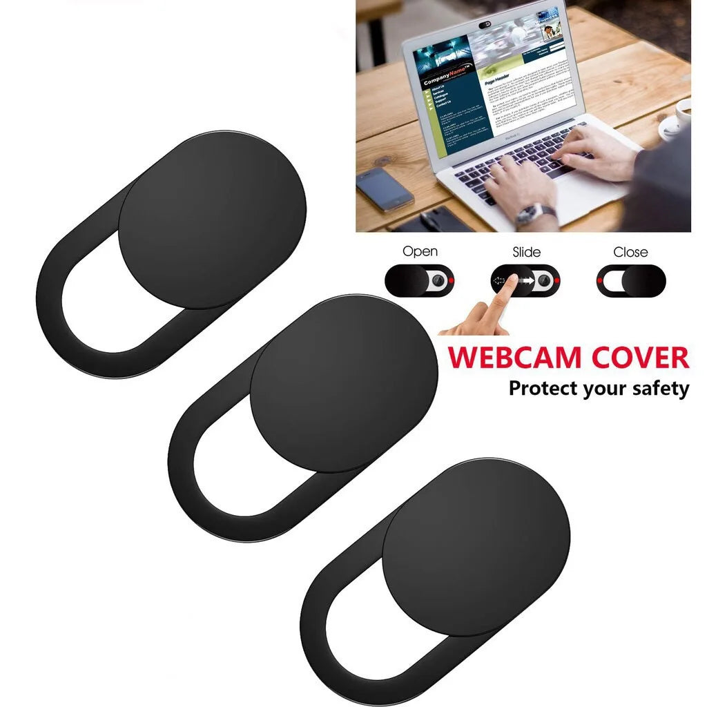 Webcam Cover Antispy Camera Cap Slide Ultra Thin Laptop Protect Your Lenses Privacy Sticker for iPad Laptop PC Tablet Smartphone - Sun Studio
