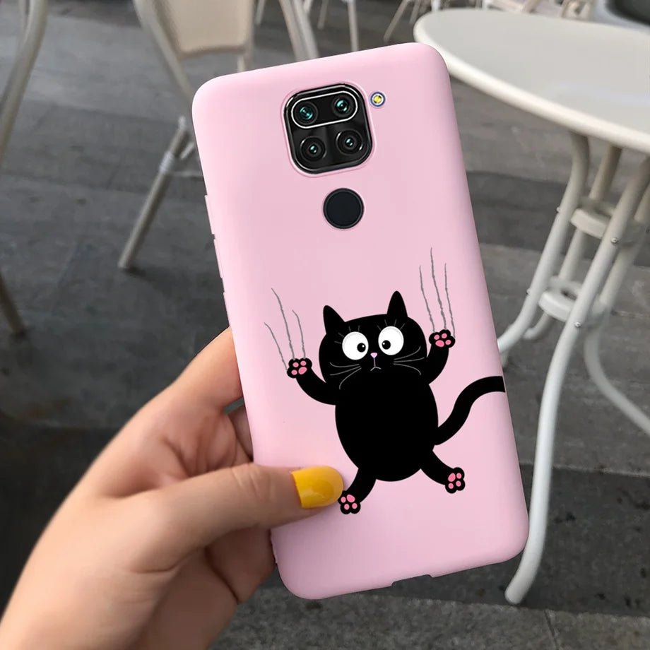 For Redmi Note 9s Case Pet Cats and Dogs Cover On Xiaomi Redmi Note 9 pro Max 9pro note9 Back Case Camera Protoctor Bumper Shell