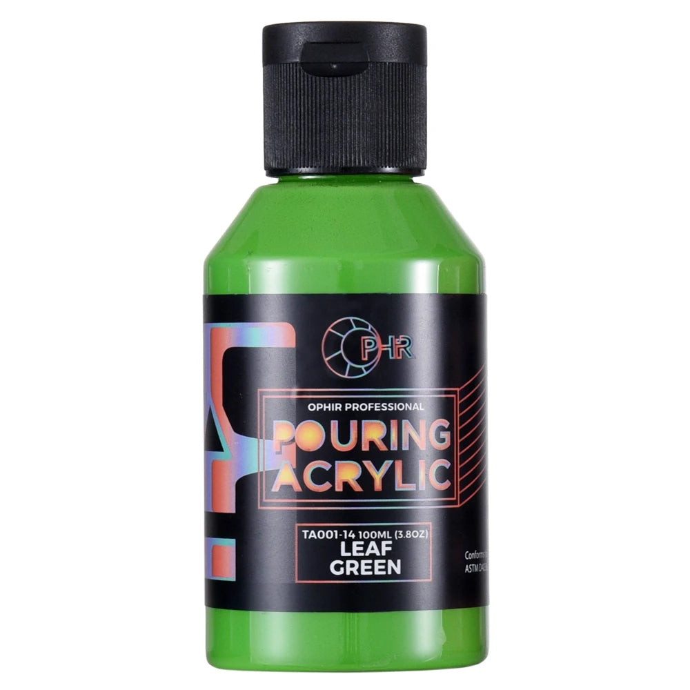 OPHIR Acrylic Pouring Paint Water-Based High Flow Arts Supply 36 Colors for Choose 100ML/Bottle TA001 - Sun Studio