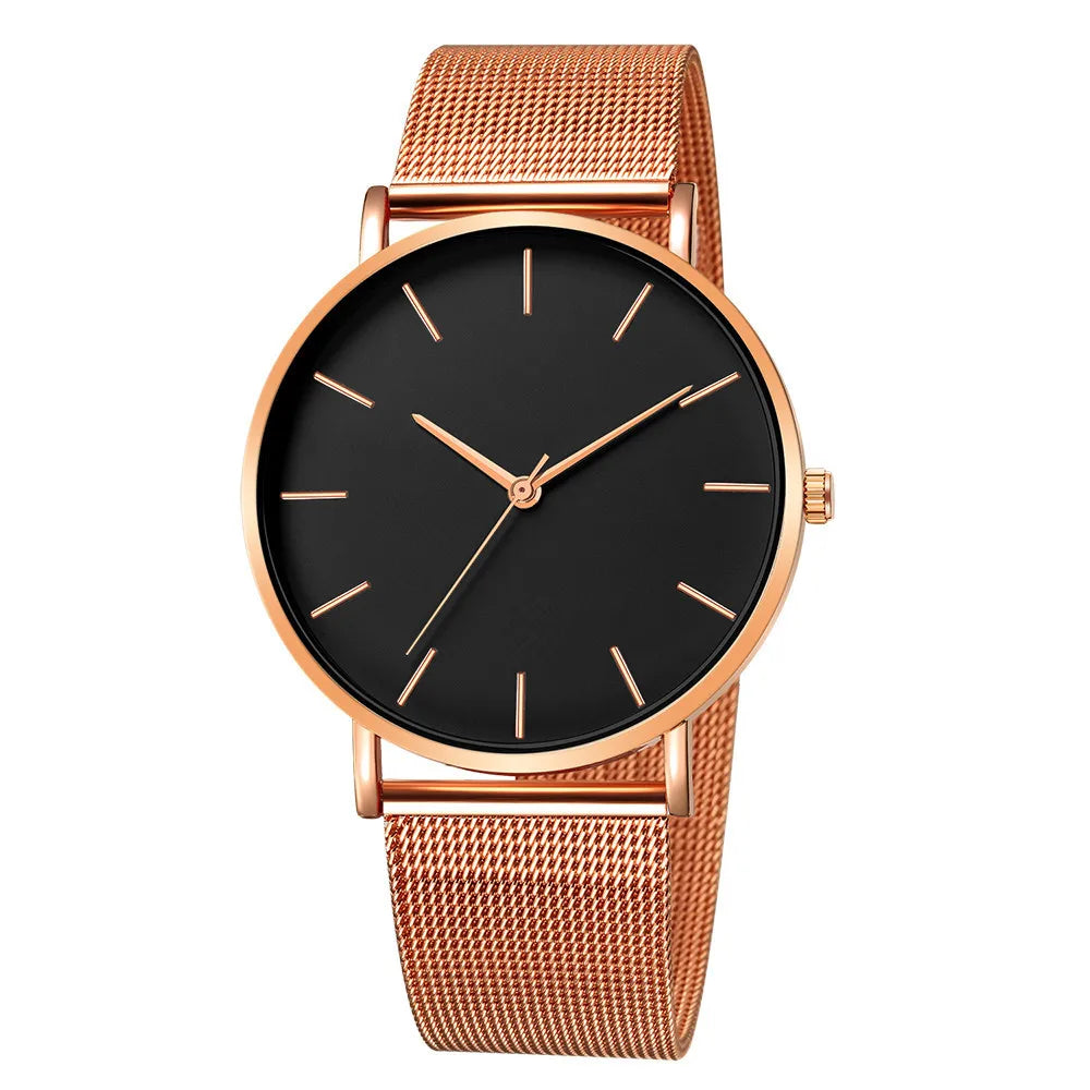 Men Watch Luxury Top Brand Quartz Watches Business Simple Ultra Thin Mesh Wristwatch Men's Clock Reloj Hombre Montre Homme - Sun Studio