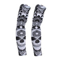 2PCS Cool Men Women Cycling Running Arm Warmer Sleeves UV Sun Protection Cuff Arm Cover Fishing Arm Sleeve Basketball Armguards - Sun Studio