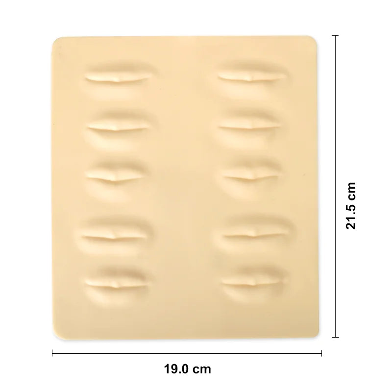 Double Side Eyebrow Tattoo Practice Skin Silicone Skin Kits Tattoo Supplies For Microblading Permanent Makeup Beginner PMU Set - Sun Studio