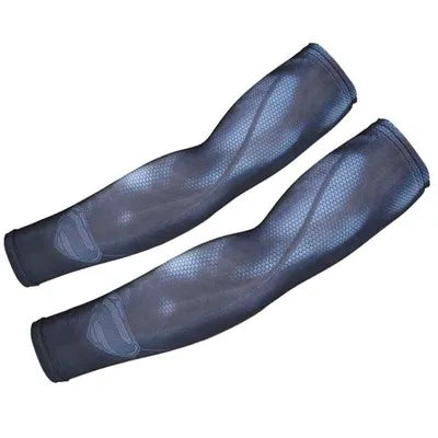 2PCS Cool Men Women Cycling Running Arm Warmer Sleeves UV Sun Protection Cuff Arm Cover Fishing Arm Sleeve Basketball Armguards - Sun Studio