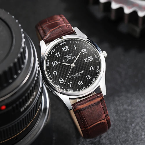 22024 New Fashion Leather Strap Men Watches Montre de luxe homme Best selling Products - Sun Studio