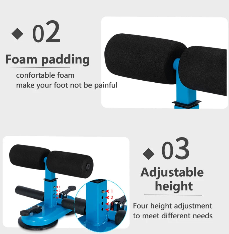FANGCAN Fitness Sit Up Bar Assistant Abdominal Core workout Bench Fitness Home Equipment - Sun Studio