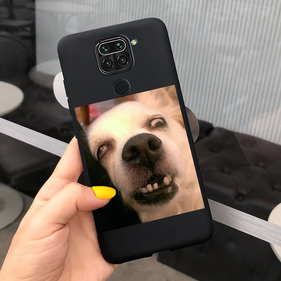 For Redmi Note 9s Case Pet Cats and Dogs Cover On Xiaomi Redmi Note 9 pro Max 9pro note9 Back Case Camera Protoctor Bumper Shell - Sun Studio