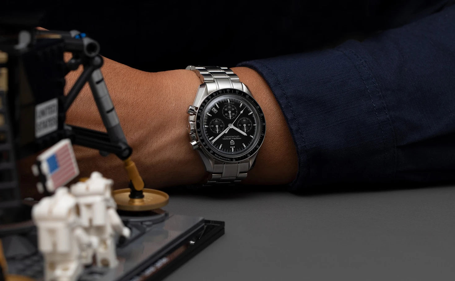 PAGANI DESIGN 2025 New Moon Men's Watches Luxury Quartz Watch For Men AR Sapphire Glass 100M Waterproof Wristwatch Chronograph - Sun Studio