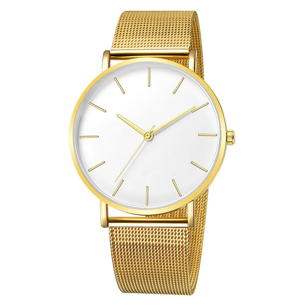 Men Watch Luxury Top Brand Quartz Watches Business Simple Ultra Thin Mesh Wristwatch Men's Clock Reloj Hombre Montre Homme - Sun Studio