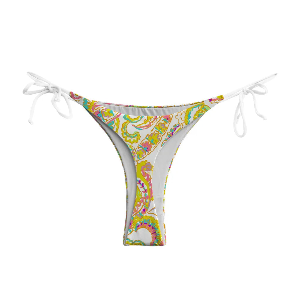 Wholesale Womens Bikini Bottoms Sexy Swimsuit Thong Vintage Swimwear Black Brazilian Biquini Designer Bikinis T-back Cheeky - Sun Studio