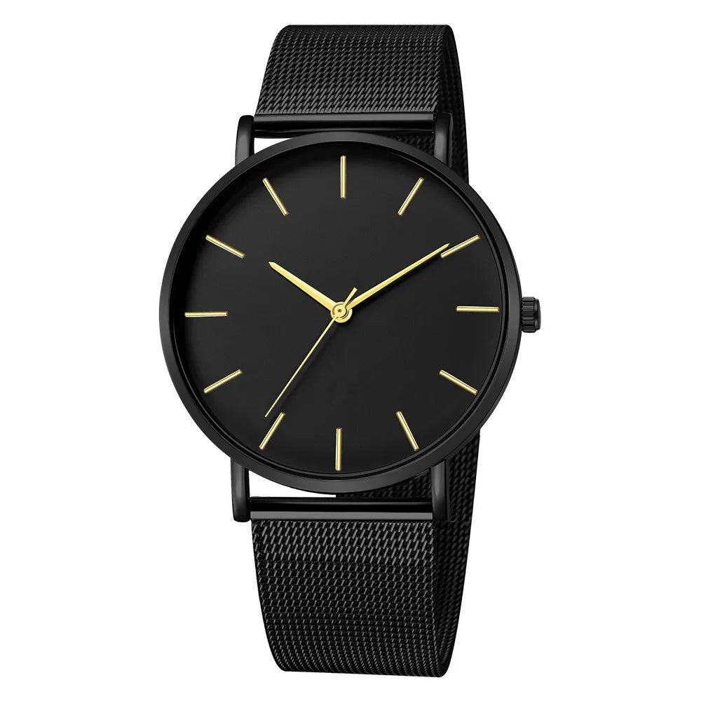 Men Watch Luxury Top Brand Quartz Watches Business Simple Ultra Thin Mesh Wristwatch Men's Clock Reloj Hombre Montre Homme - Sun Studio