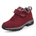 Brand Winter Men Suede Work Shoes Fur Warm Ankle Boots Outdoor Non-slip Men's Boots Men Waterproof Snow Boots Big Size 36-48