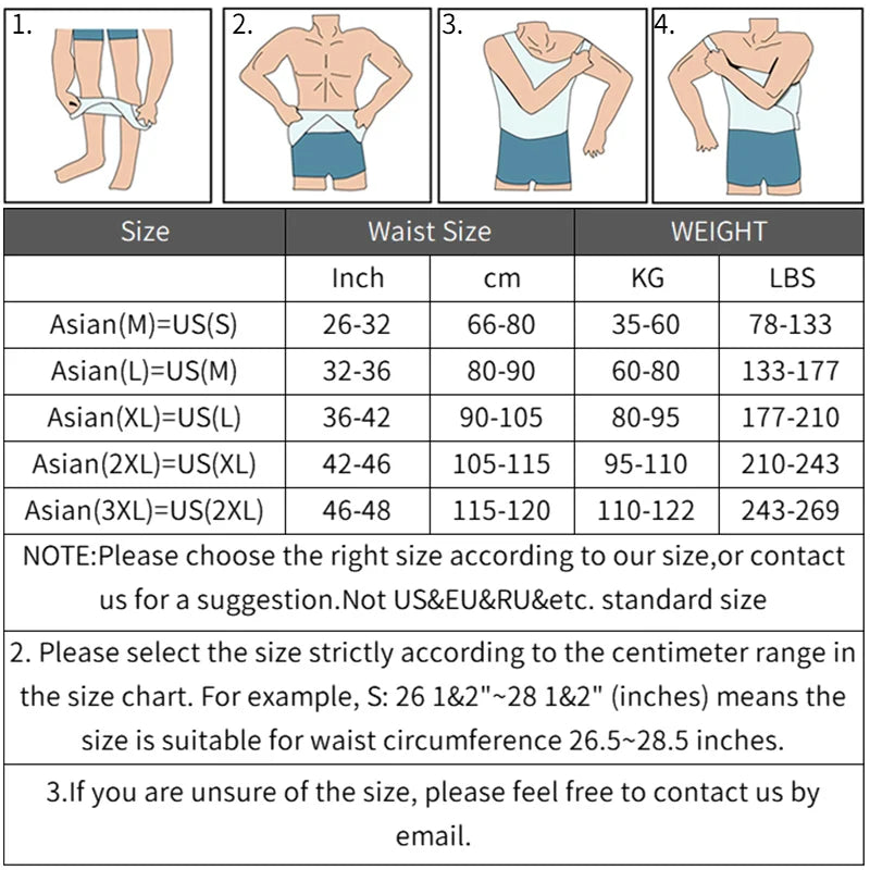 Men Slimming Body Shaper Belly Control Shapewear Man Shapers Modeling Underwear Waist Trainer Corrective Posture Vest Corset - Sun Studio