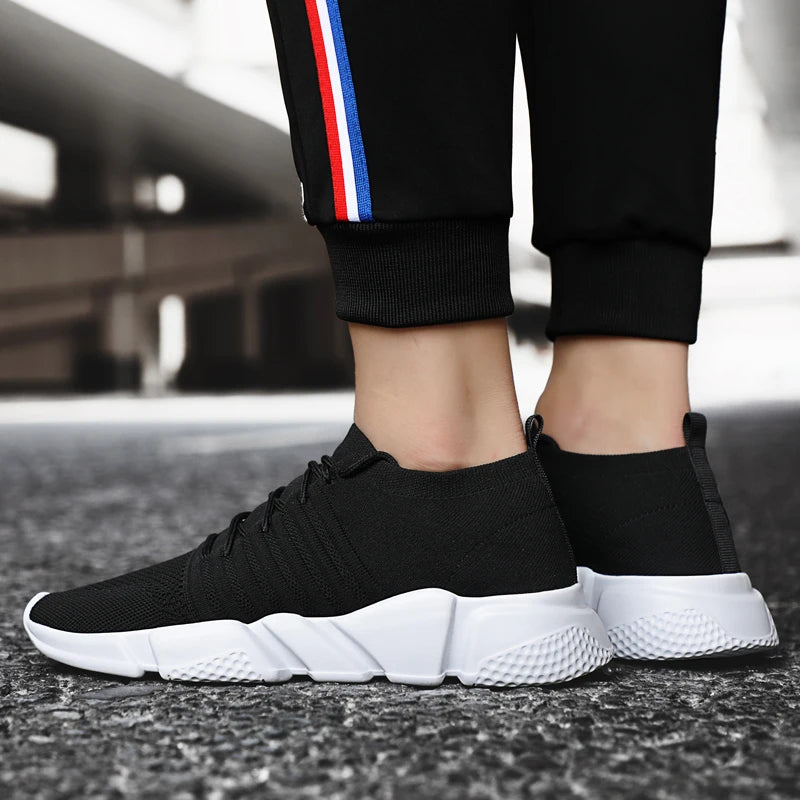 Men's Plus Size Breathable Running Shoes Sneakers Bounce Outdoor Sport Shoes Red 48 Summer Professional Training Brand Designer - Sun Studio