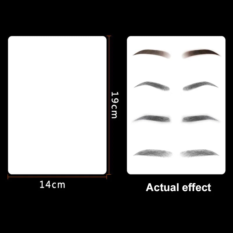 Double Side Eyebrow Tattoo Practice Skin Silicone Skin Kits Tattoo Supplies For Microblading Permanent Makeup Beginner PMU Set - Sun Studio
