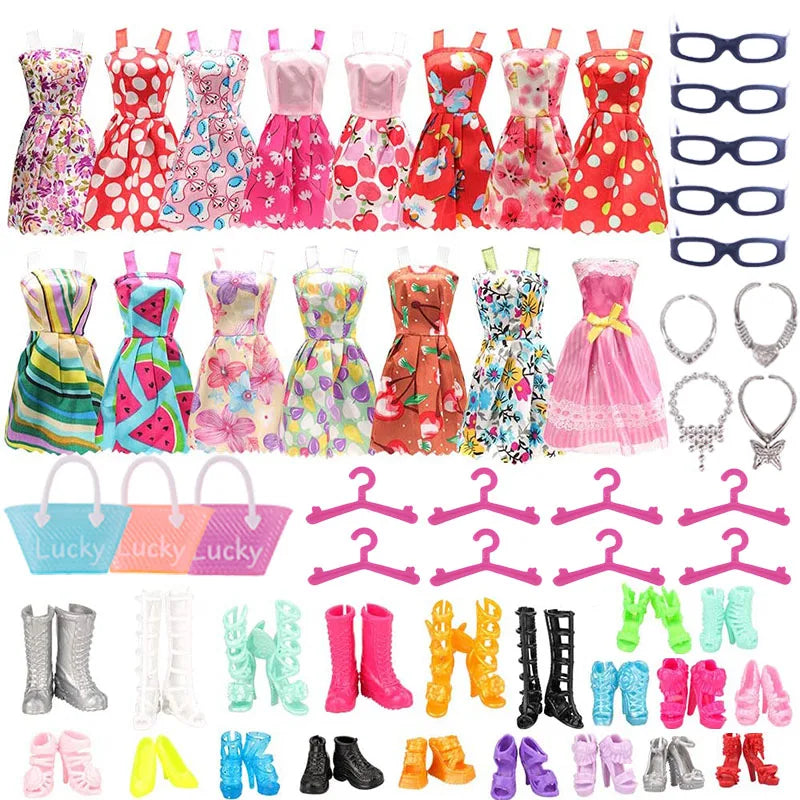 Doll Accessories Clothes Swimsuit,Bike,Guitar,High HeelsFor 30cm Doll Clothes Cute Dress Birthday Toys Gift - Sun Studio