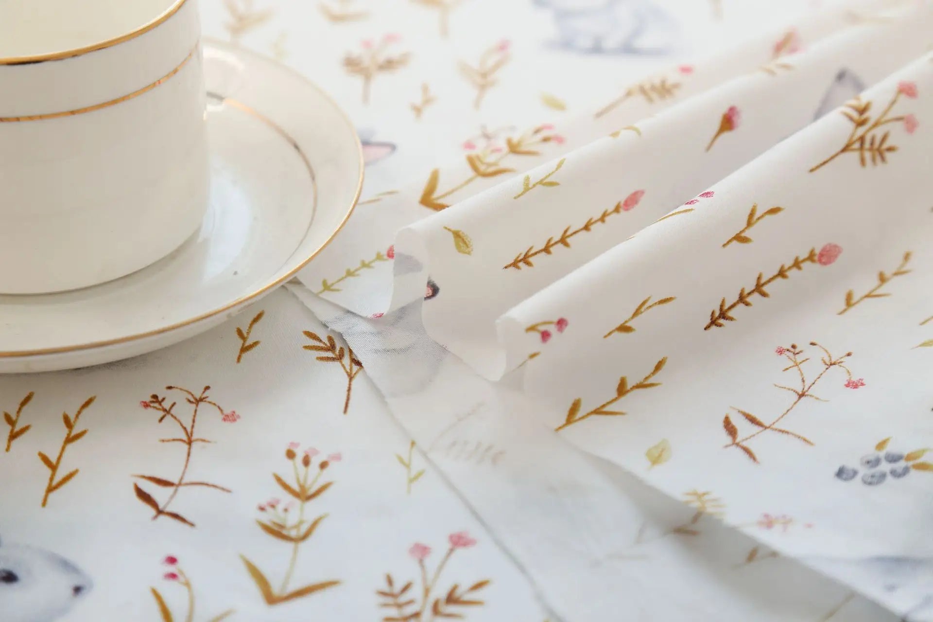 Rabbit Printed 100% Cotton Fabric DIY handmade sewing craft patchwork quilting Baby Dress home decor tissus tecidos cloth tilda - Sun Studio