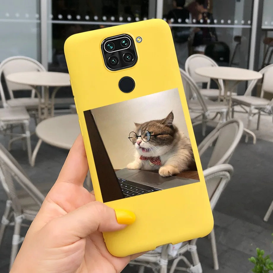 For Redmi Note 9s Case Pet Cats and Dogs Cover On Xiaomi Redmi Note 9 pro Max 9pro note9 Back Case Camera Protoctor Bumper Shell - Sun Studio