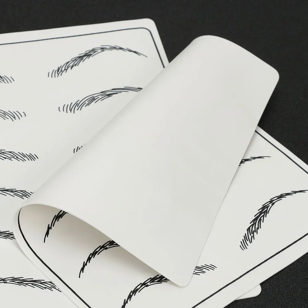 Double Side Eyebrow Tattoo Practice Skin Silicone Skin Kits Tattoo Supplies For Microblading Permanent Makeup Beginner PMU Set