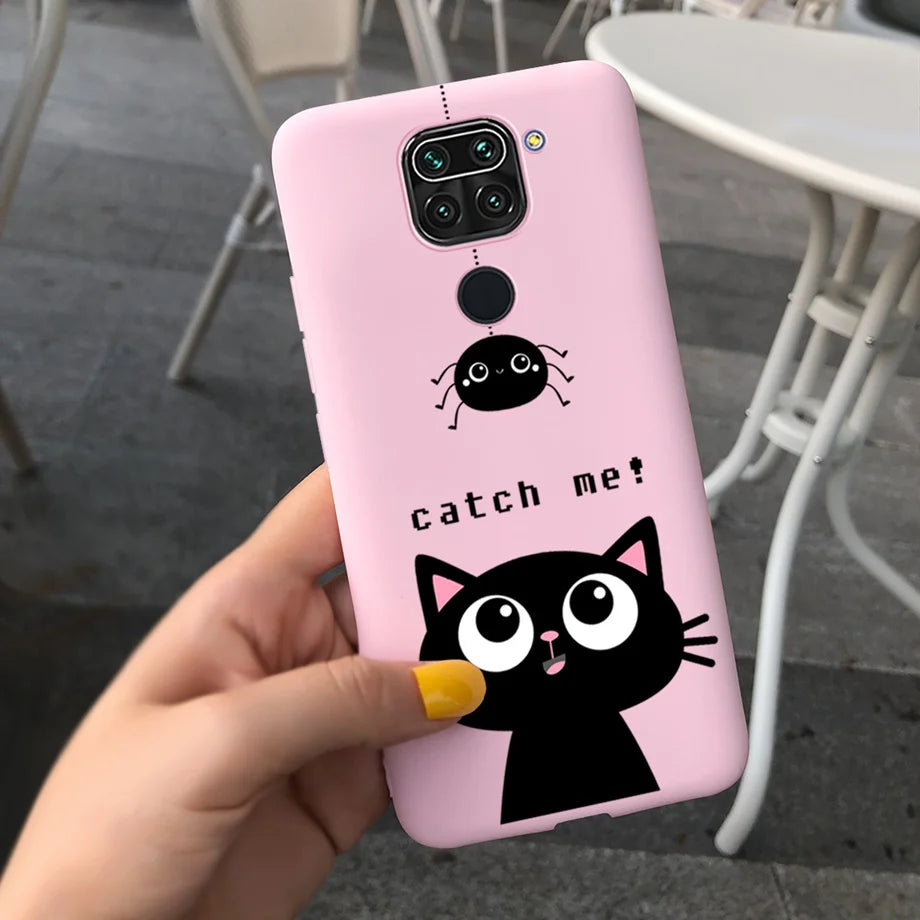 For Redmi Note 9s Case Pet Cats and Dogs Cover On Xiaomi Redmi Note 9 pro Max 9pro note9 Back Case Camera Protoctor Bumper Shell