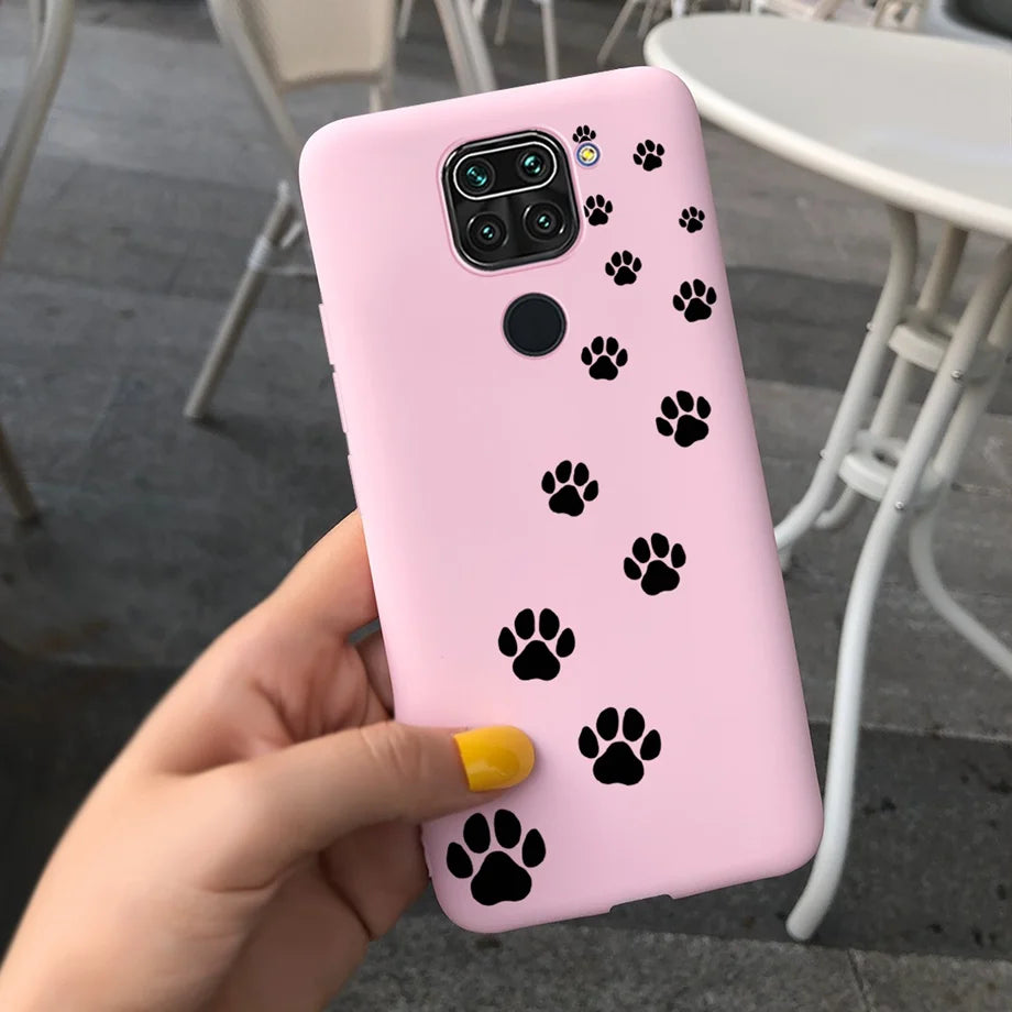 For Redmi Note 9s Case Pet Cats and Dogs Cover On Xiaomi Redmi Note 9 pro Max 9pro note9 Back Case Camera Protoctor Bumper Shell