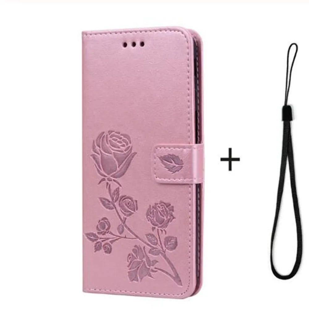 Leather Flip Case For Motorola Moto G04 G14 G24 Power G34 G54 G84 Protective Phone Cover Wallet Card Slot Coque Fundas - Sun Studio