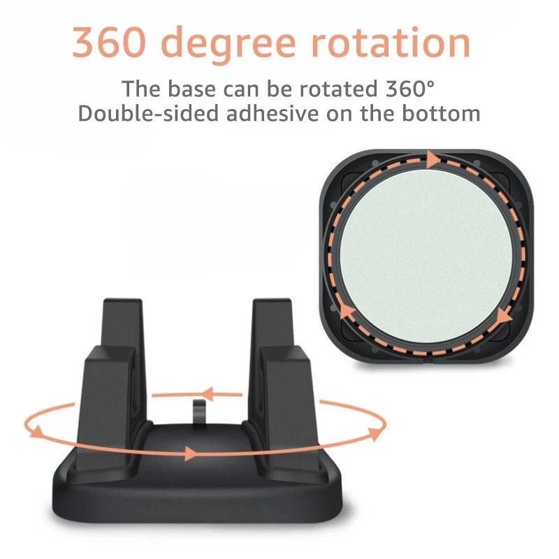 Dashboard Car Mobile Phone Holder Sticking GPS Stand Mount Bracket For Cellphone 360 Degree Rotate Smartphone Holder In Car - Sun Studio