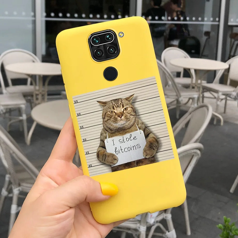 For Redmi Note 9s Case Pet Cats and Dogs Cover On Xiaomi Redmi Note 9 pro Max 9pro note9 Back Case Camera Protoctor Bumper Shell