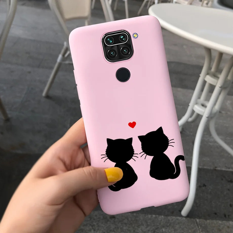 For Redmi Note 9s Case Pet Cats and Dogs Cover On Xiaomi Redmi Note 9 pro Max 9pro note9 Back Case Camera Protoctor Bumper Shell