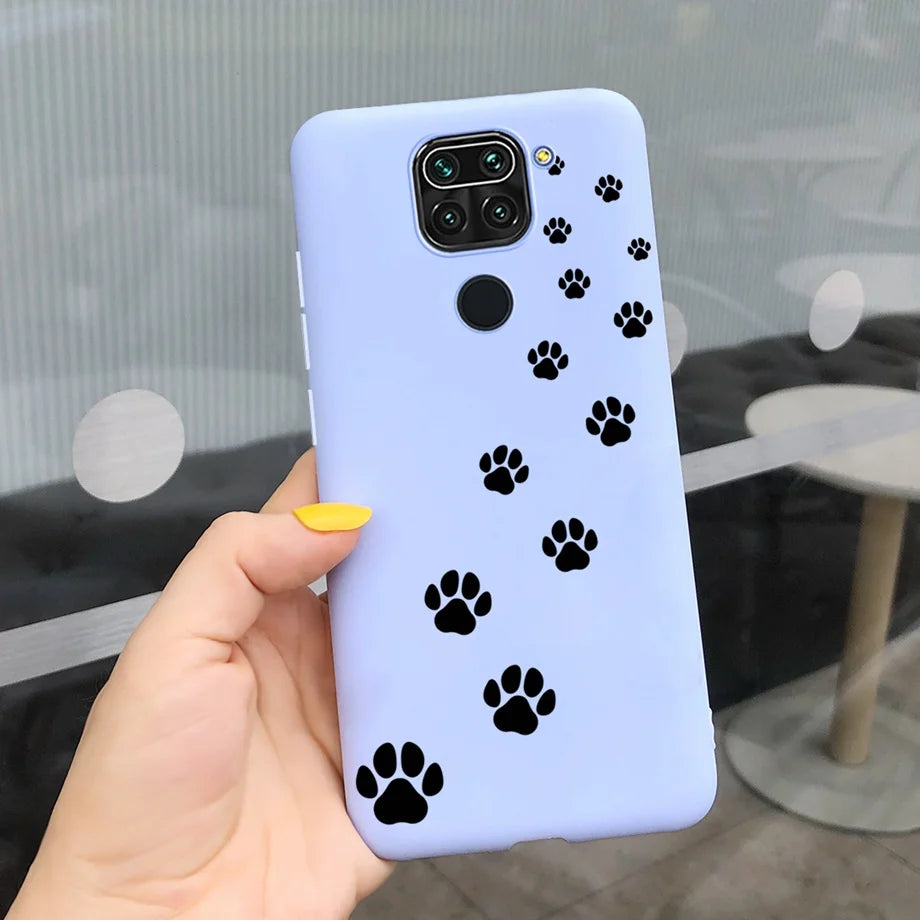 For Redmi Note 9s Case Pet Cats and Dogs Cover On Xiaomi Redmi Note 9 pro Max 9pro note9 Back Case Camera Protoctor Bumper Shell
