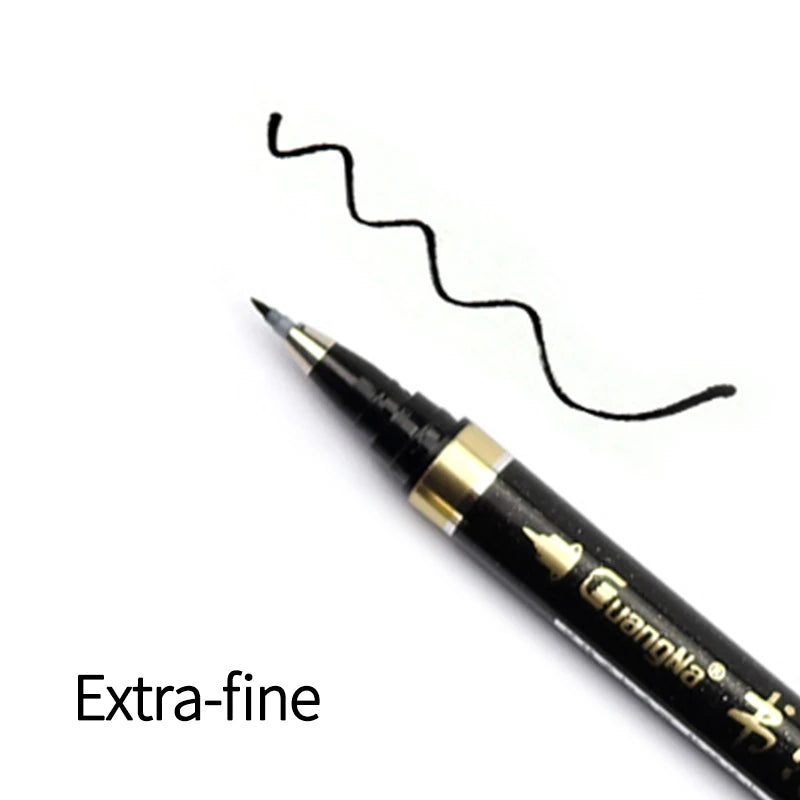 Guangna Calligraphy Pen Beautiful Pen Soft Head Addable Ink Brush/Medium/Fine/Extra-fine Practice Pen Wedding Signature Pen - Sun Studio