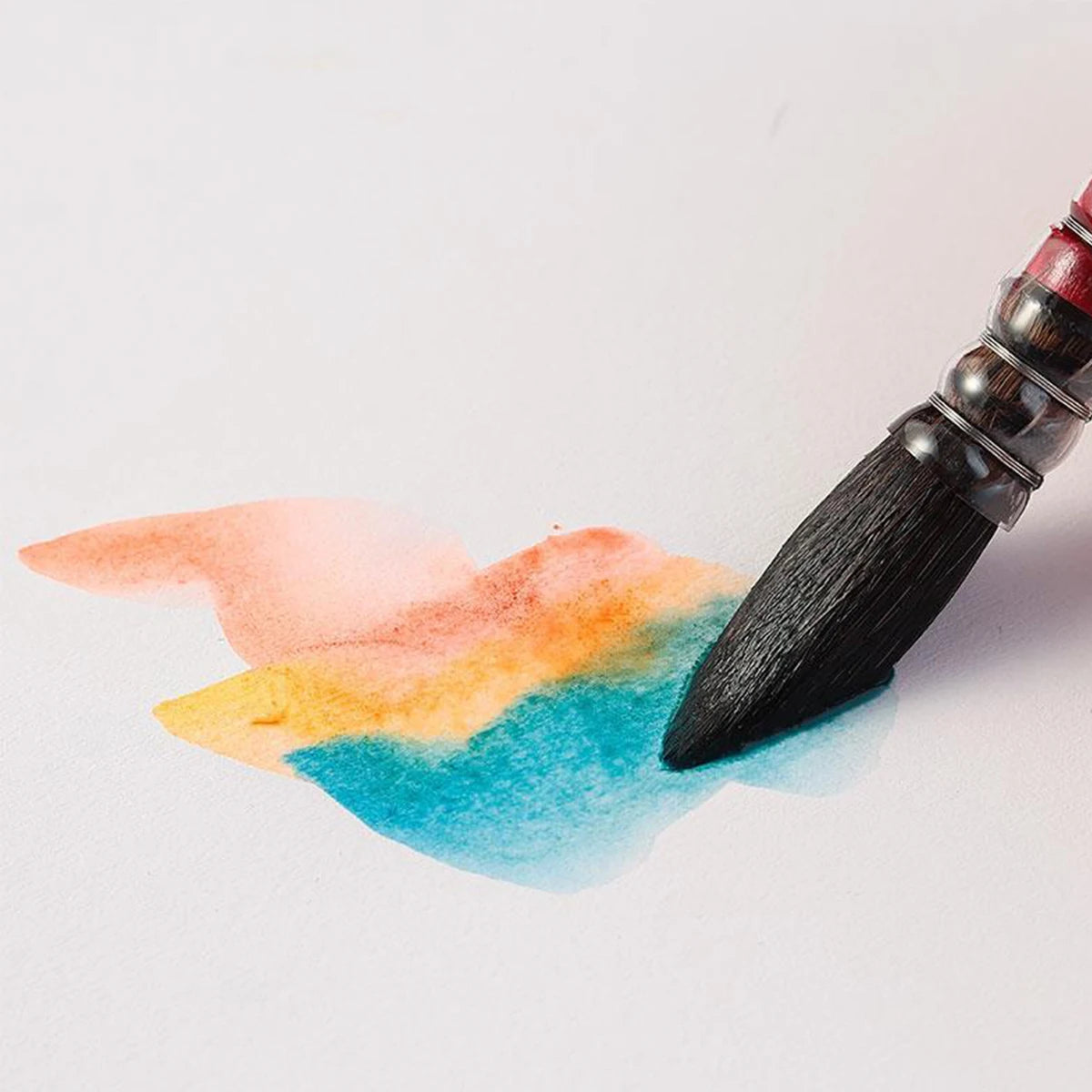 1Pcs Artist Hand-Painting Drawing Brushes Professional Watercolor Brush Pen for Water Color Painting Drawing School Art Supplies - Sun Studio